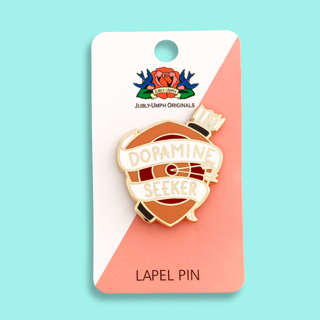 Jubly-Umph Dopamine Seeker Lapel Pin