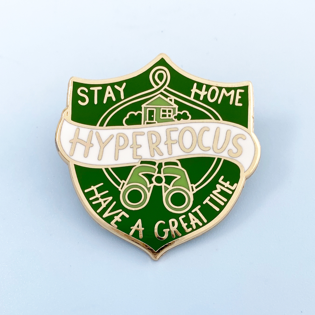 Jubly-Umph Hyperfocus Lapel Pin