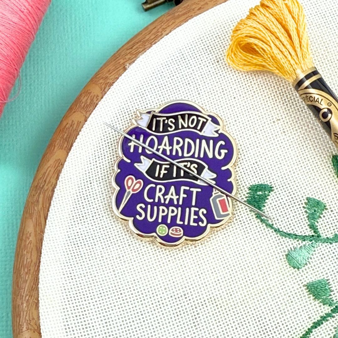 It's Not Hoarding If It's Craft Supplies Needle Minder