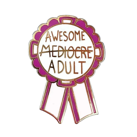 Awesome Adult Award Lapel Pin