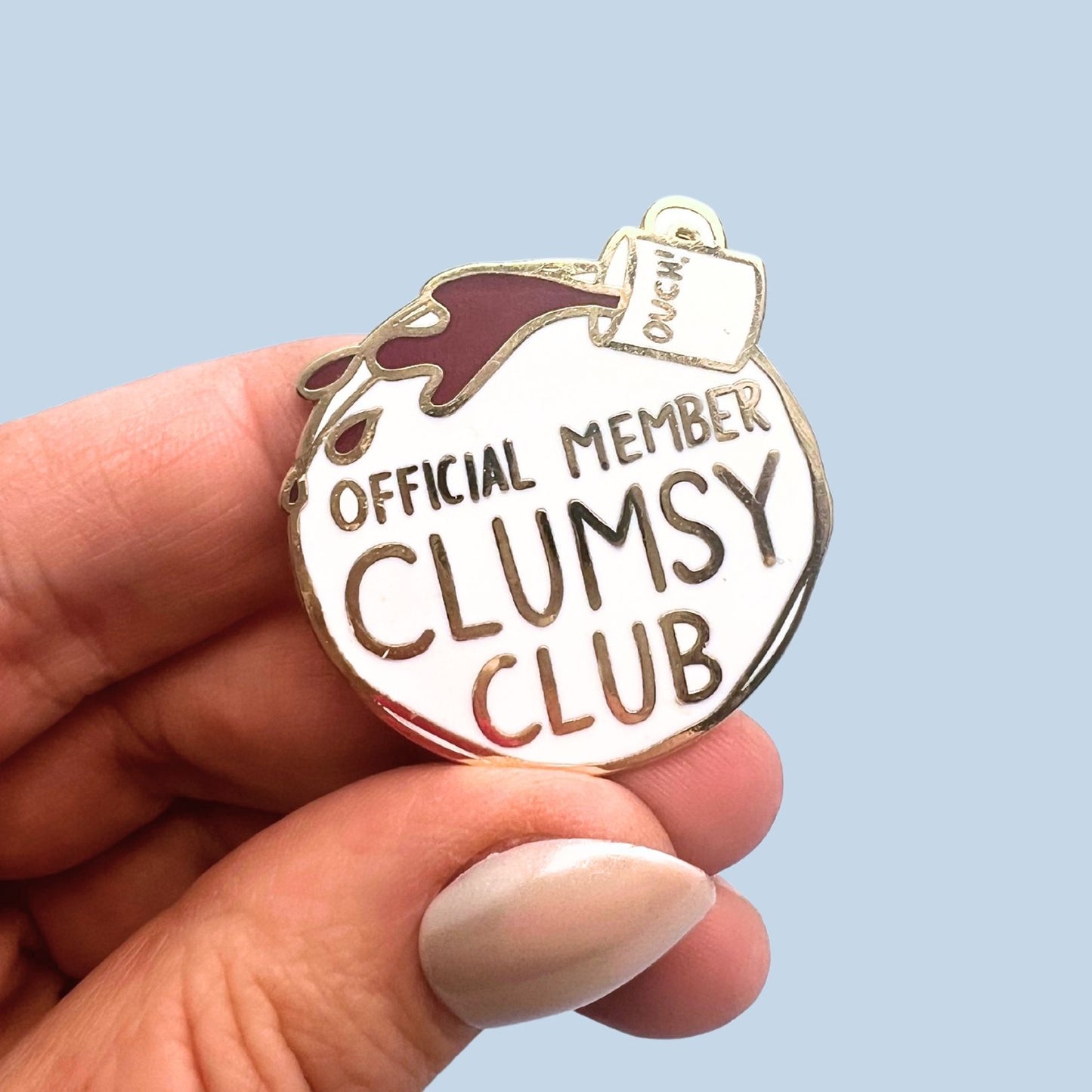 Clumsy Club Official Member Lapel Pin