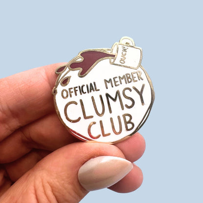 Clumsy Club Official Member Lapel Pin