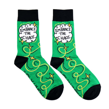Embrace The Chaos Socks - Unisex Medium
