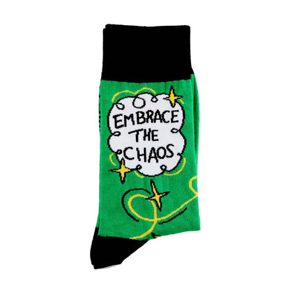 Embrace The Chaos Socks - Unisex Medium