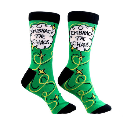 Embrace The Chaos Socks - Unisex Medium