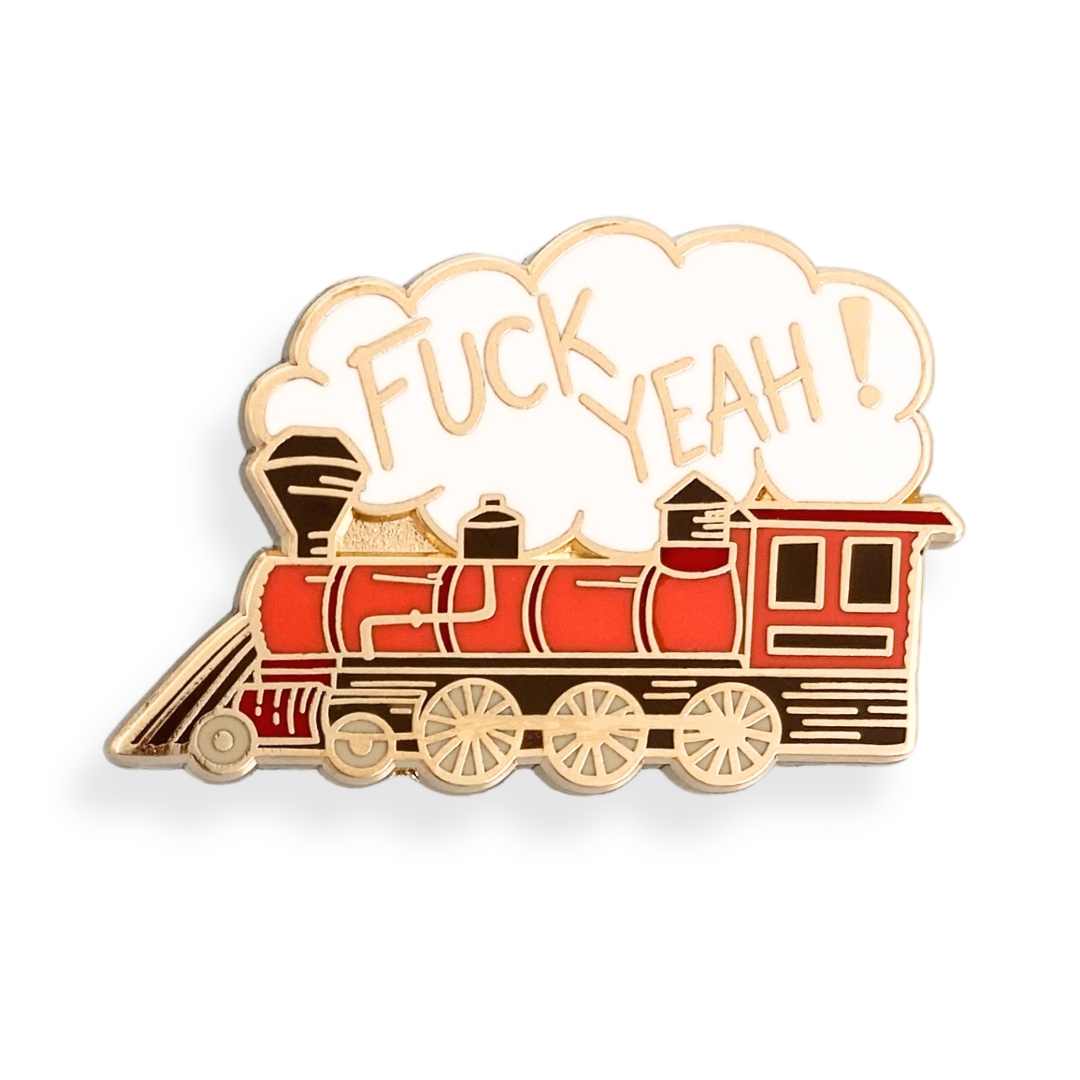 Fuck Yeah Train Lapel Pin