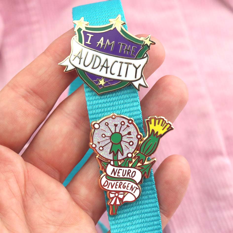 Neuro-divergent Lapel Pin