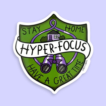 Hyperfocus Sticker