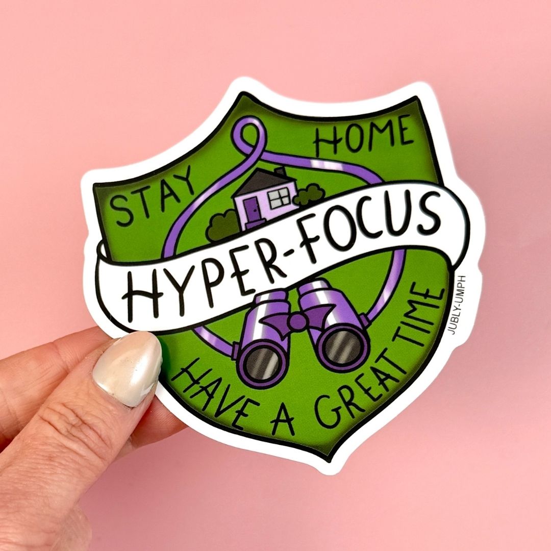 Hyperfocus Sticker