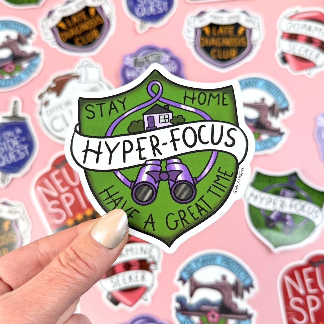 Hyperfocus Sticker