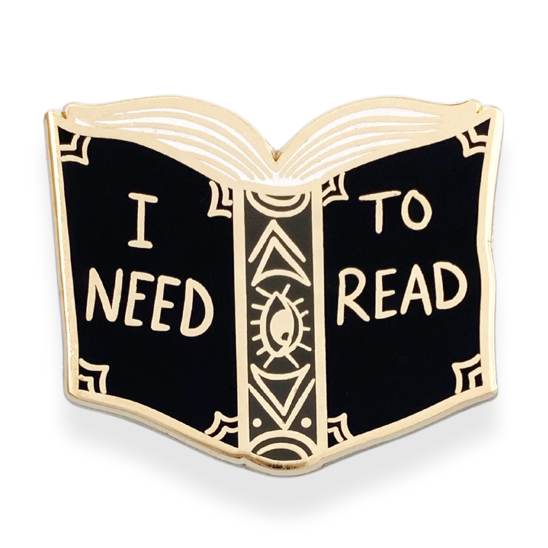 I Need To Read Lapel Pin