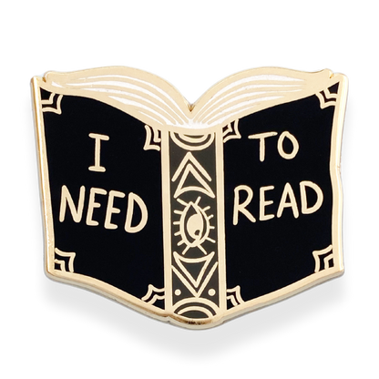 I Need To Read Lapel Pin