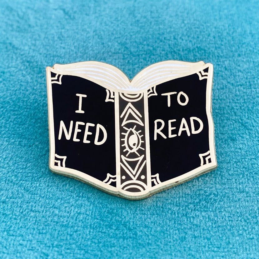 I Need To Read Lapel Pin