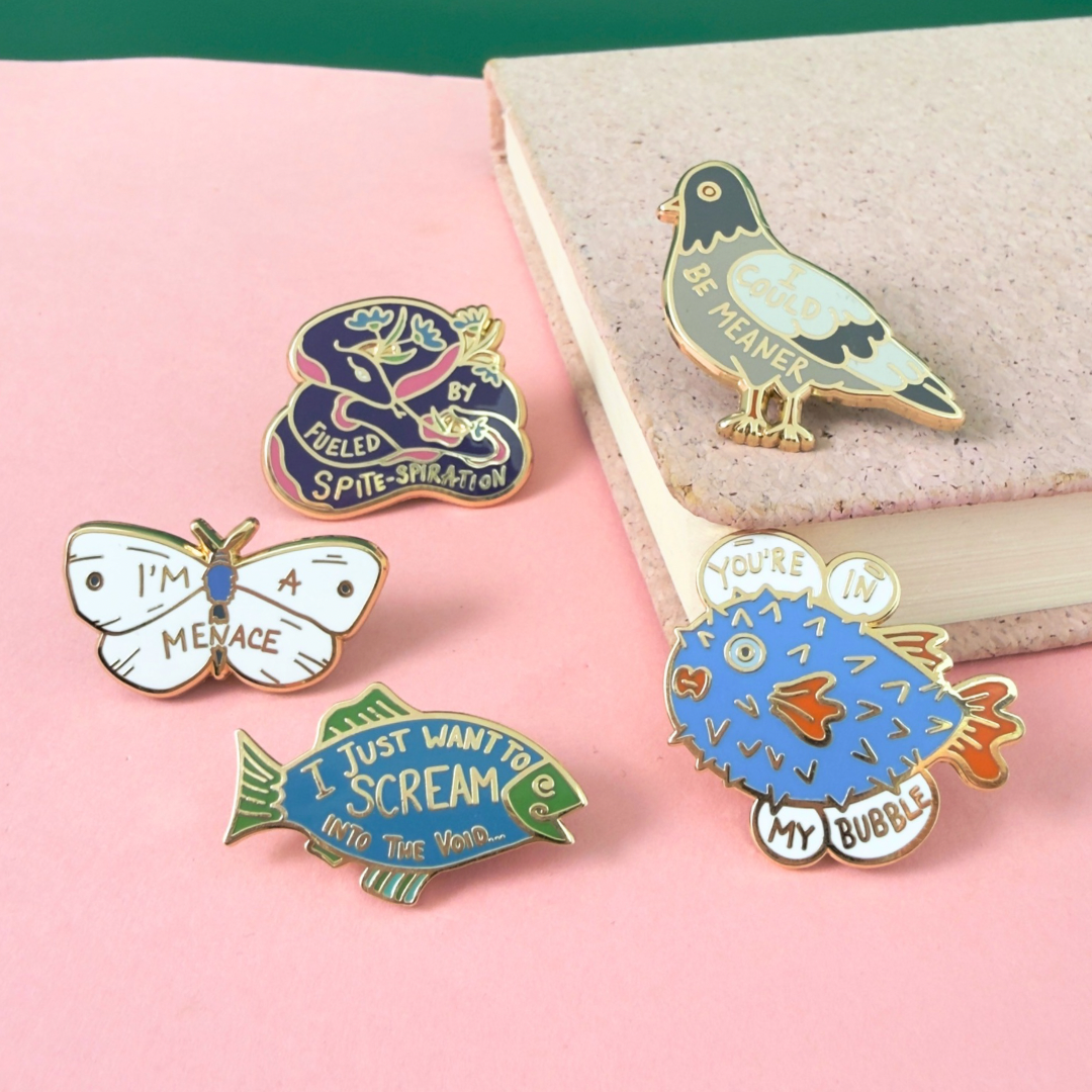 I Just Want To Scream Into The Void Lapel Pin