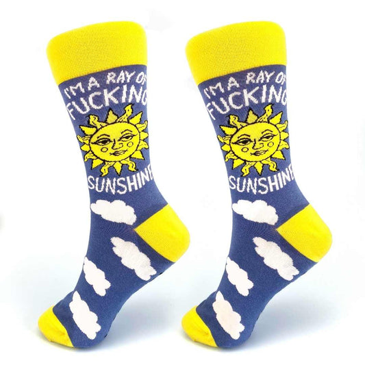 I'm A Ray Of Fucking Sunshine Socks - Unisex Medium