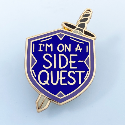 Jubly-Umph I’m on a Side-Quest Lapel Pin 