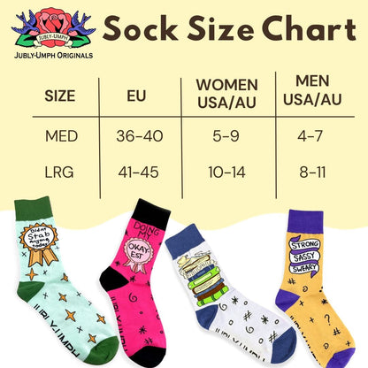 Not Now Not Ever Socks - Unisex Medium