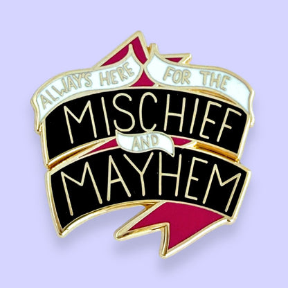 Mischief And Mayhem Lapel Pin