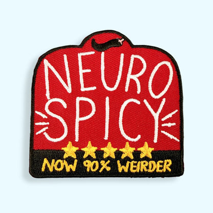 Neuro-Spicy Embroidered Patch