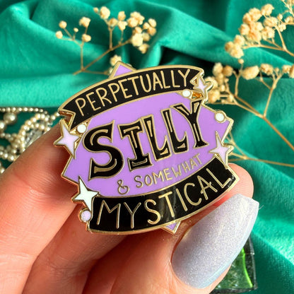 Perpetually Silly & Somewhat Mystical Lapel Pin