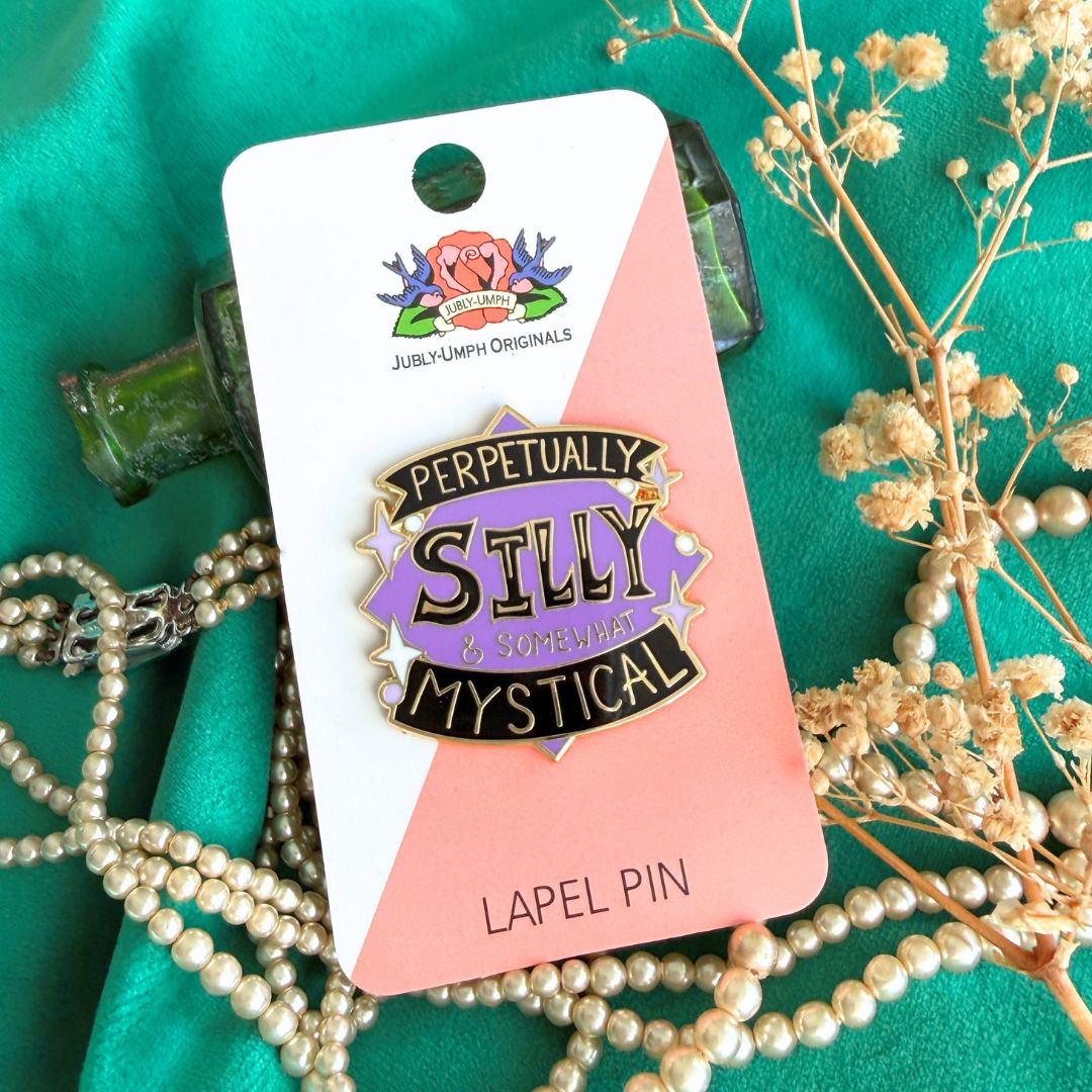Perpetually Silly & Somewhat Mystical Lapel Pin