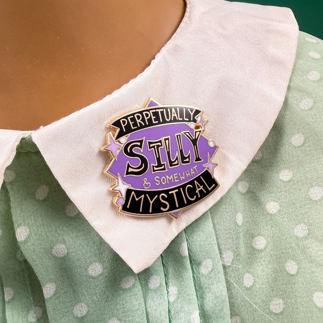 Perpetually Silly & Somewhat Mystical Lapel Pin