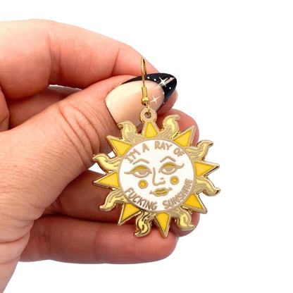 Im_a_ray_of_fucking_sunshine_Earrings