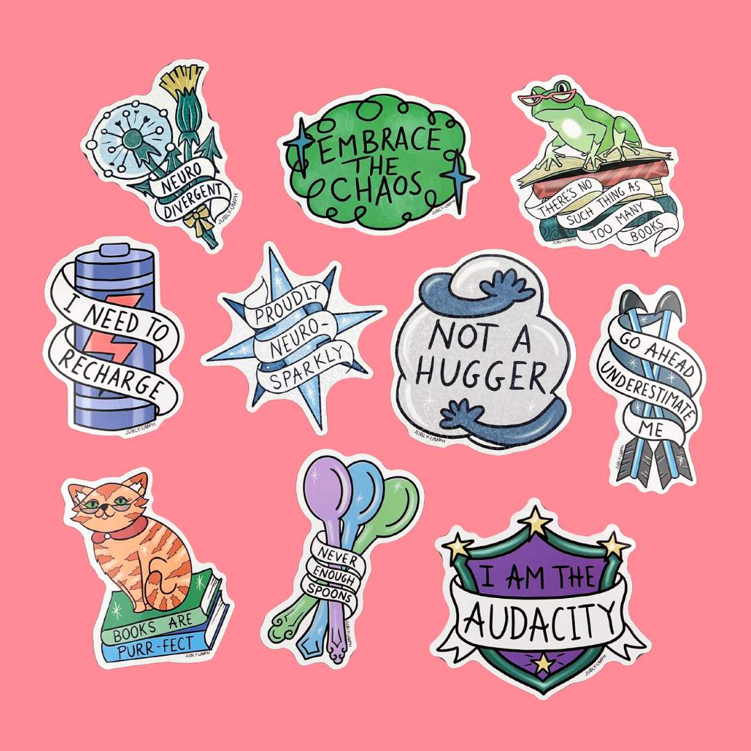 Embrace The Chaos Sticker