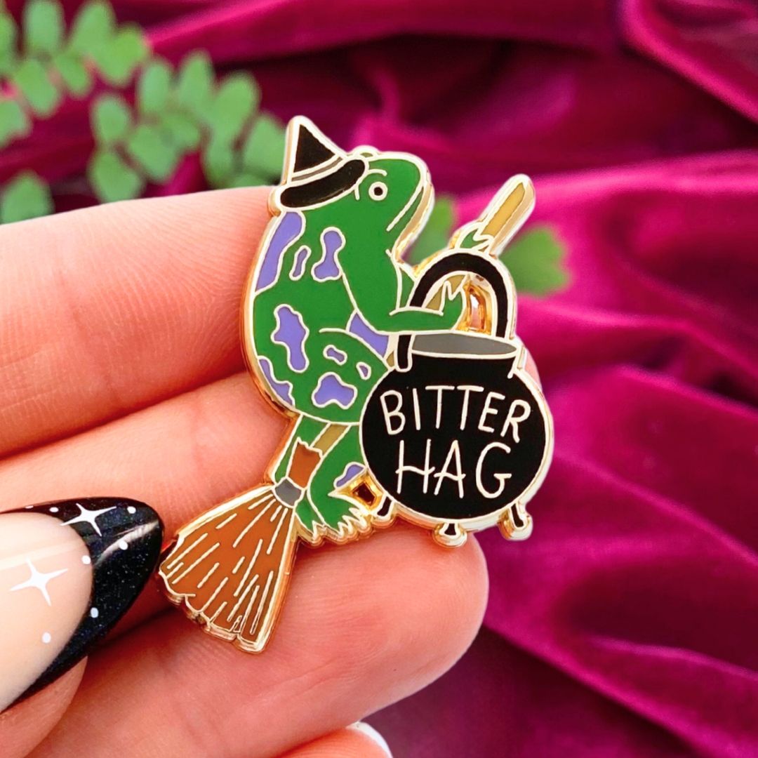 Bitter Hag Lapel Pin