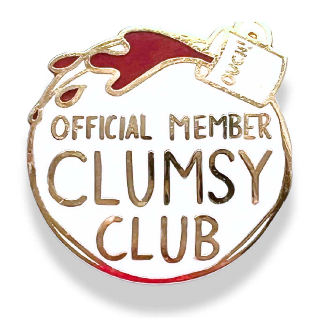 Clumsy Club Official Member Lapel Pin