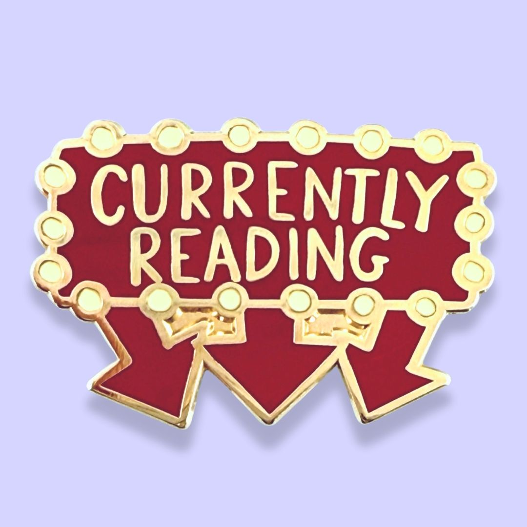 Currently Reading Lapel Pin