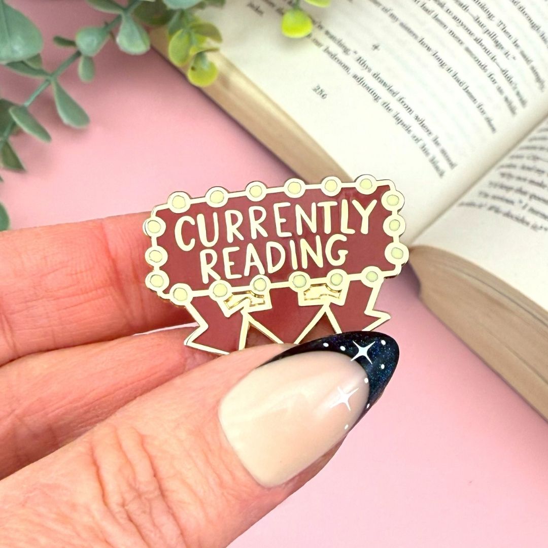 Currently Reading Lapel Pin