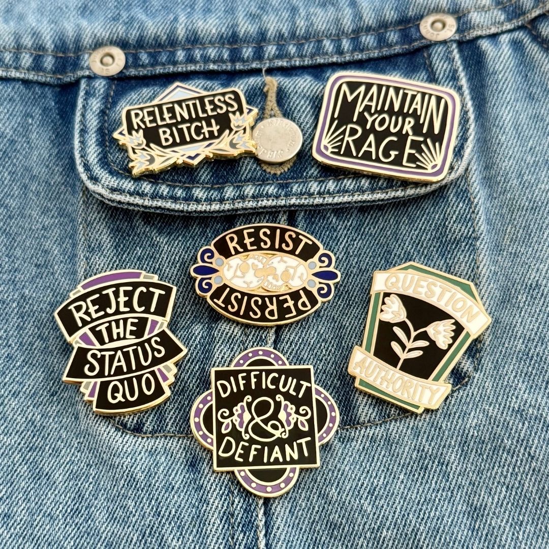 Maintain Your Rage Lapel Pin