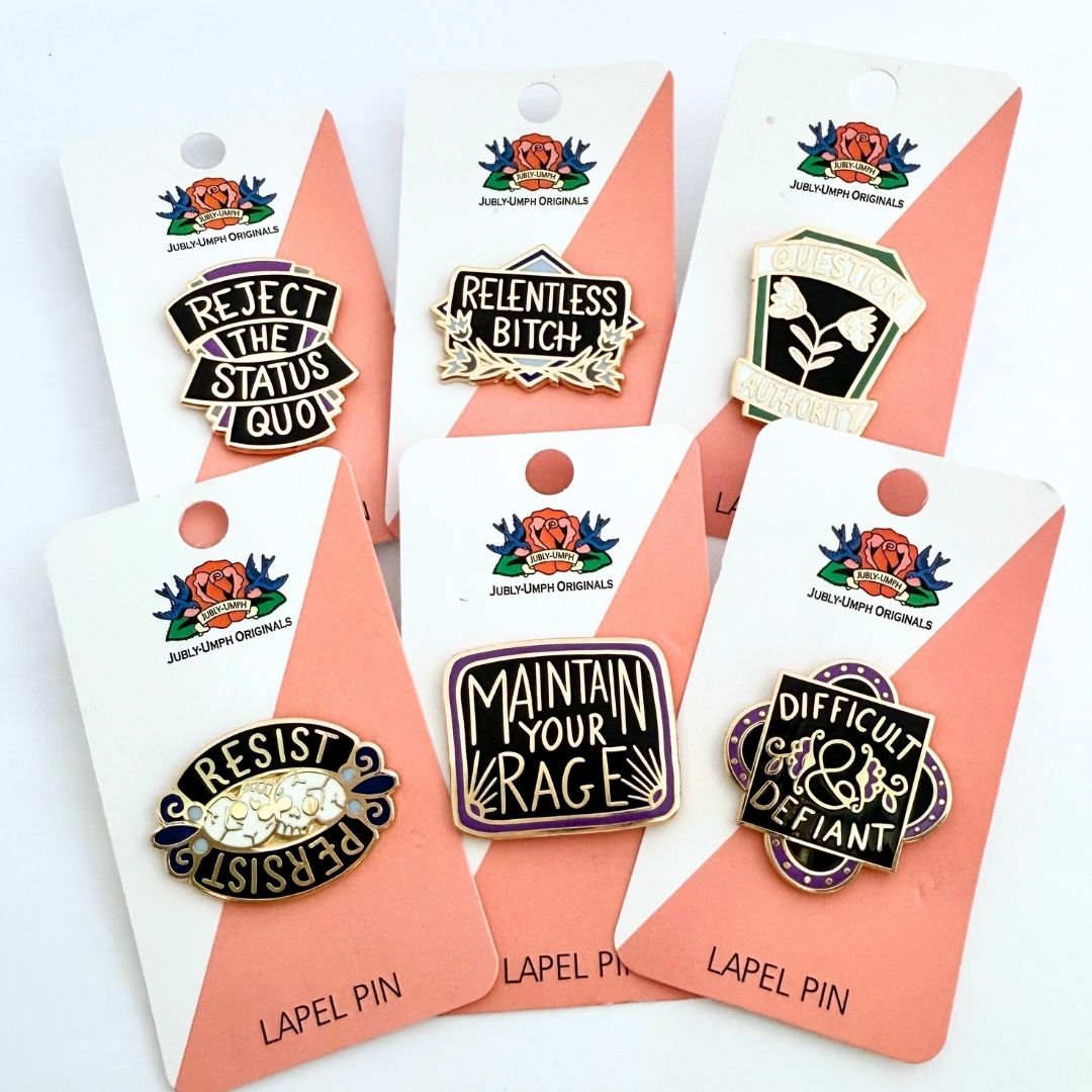 Maintain Your Rage Lapel Pin