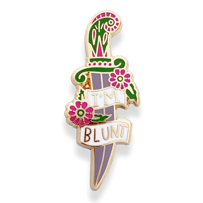 I'm blunt dagger pin