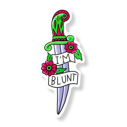 I'm Blunt Sticker