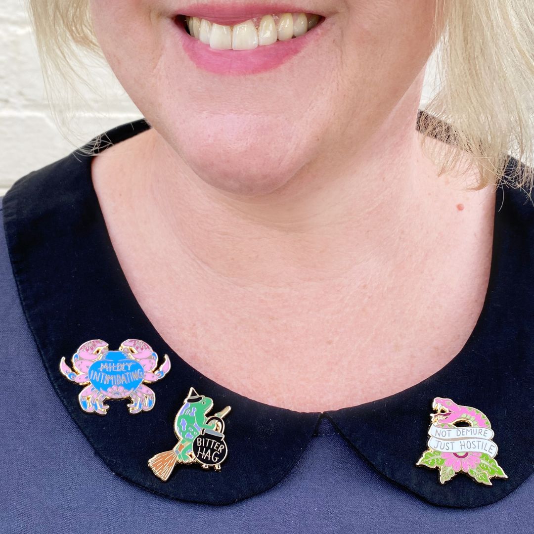 Intimidating Lapel Pin