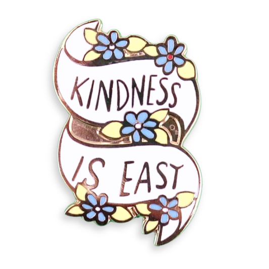 Kindness Is Easy Lapel Pin