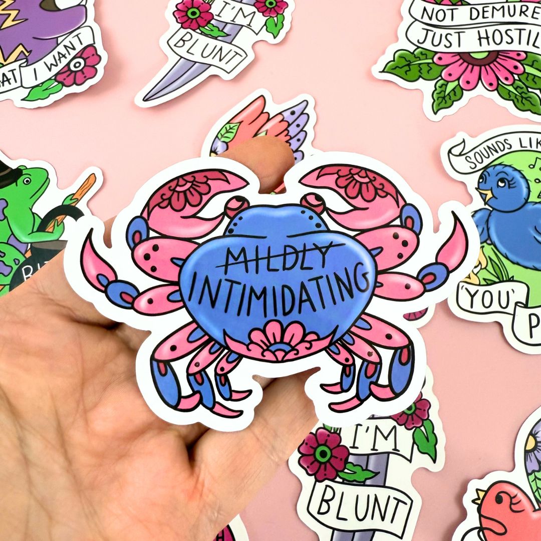 Intimidating Sticker