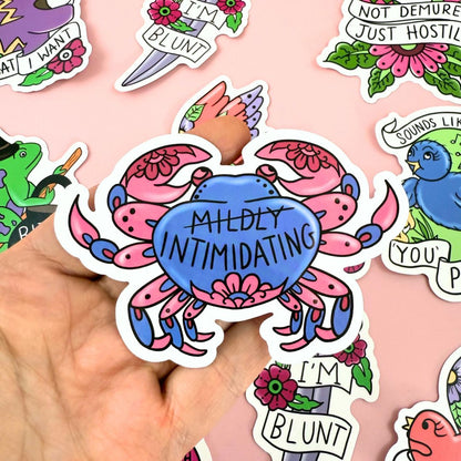 Intimidating Sticker