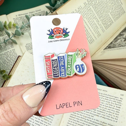 Myths Legends Fairy Tales Folklore Lapel Pin
