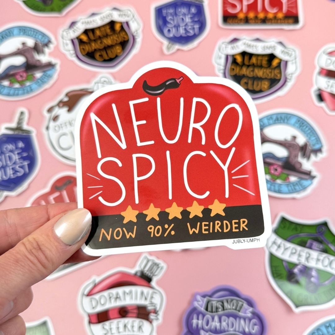 Neurospicy Sticker