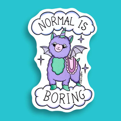 Normal Is Boring Sticker