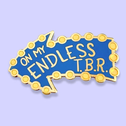 On My Endless TBR Lapel Pin