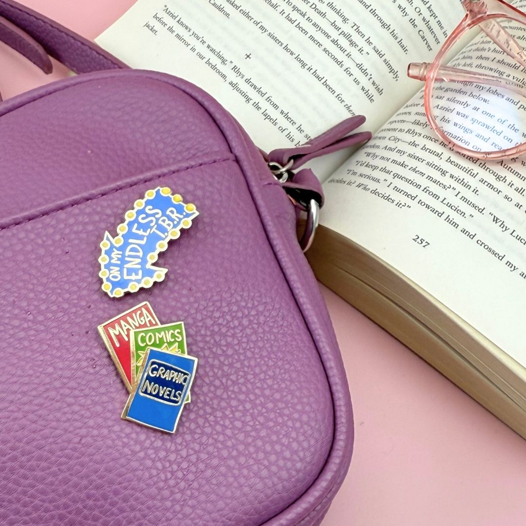 On My Endless TBR Lapel Pin