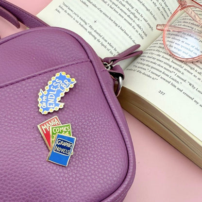 On My Endless TBR Lapel Pin