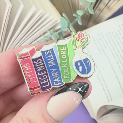 Myths Legends Fairy Tales Folklore Lapel Pin