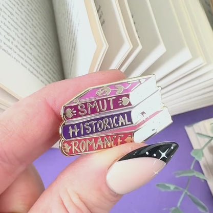 Smut Historical Romance Lapel Pin