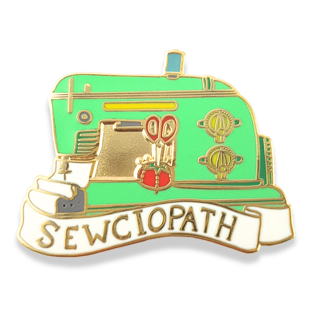 Sewciopath Lapel Pin
