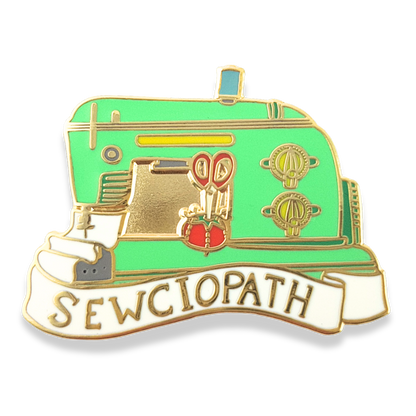 Sewciopath Lapel Pin